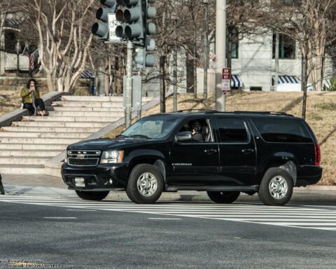 Secret service vehicle