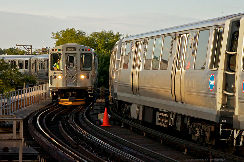 CTA train - tween girl