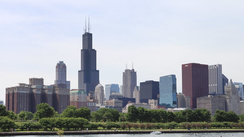 Chicago skyline: Democratic National Convention 2024