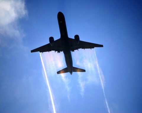 Commercial plane flying - marijuana THC edibles