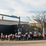 Tesla dealership austin protest