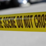 crime scene tape - illegal immigrant