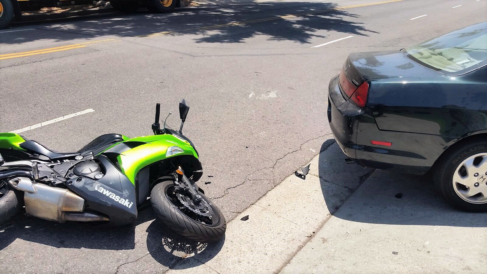 motorcycle accident - attempted murder