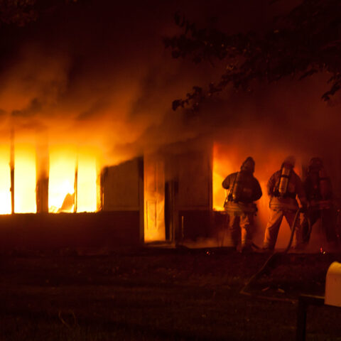 house fire - arsonist