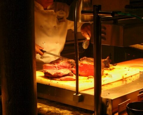 Meat carving station - Florida attorney