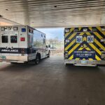 Ambulances used in car chase