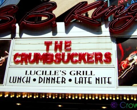 Crumbsuckers sign - 80s rock guitarist
