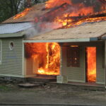 Texas man sets house on fire