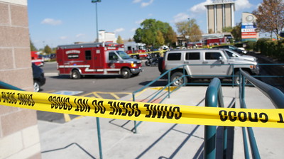 Crime scene brutal attack