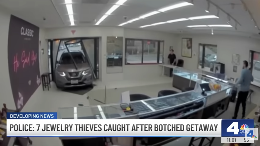 SUV Rams Thru Jewelry Store In $1M Smash-And-Grab - America's Most Criminal